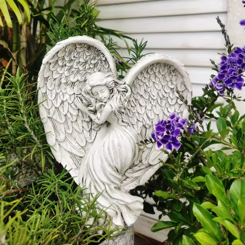 Pot de fleur d'ange en résine créative