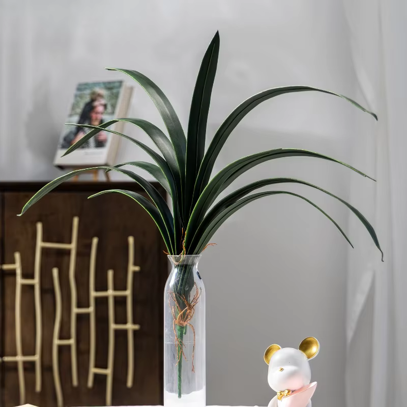 6 pièces de fausses fleurs en plastique