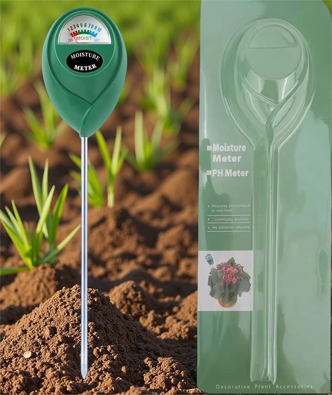 Humidimètre du sol, testeur d'eau pour plantes