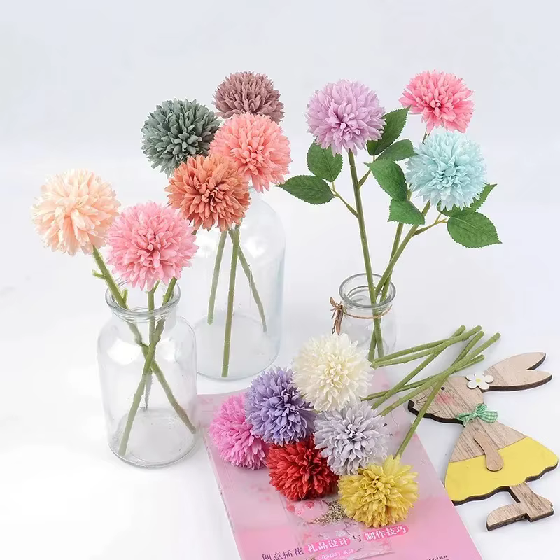 Bouquet de fleurs d'hortensia artificielles