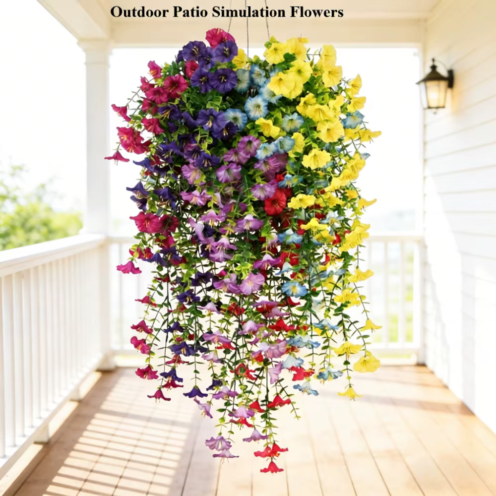 Fleur artificielle nouvelles fleurs et plantes suspendues artificielles décoration de pâques 2025 résistant aux UV
