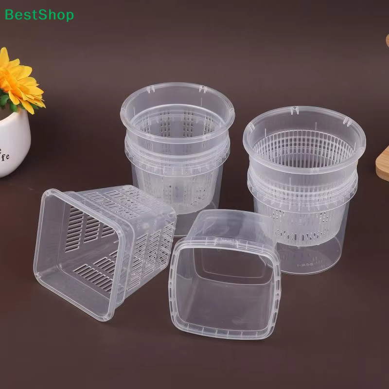 ☽ Pot à orchidées transparent avec drainage