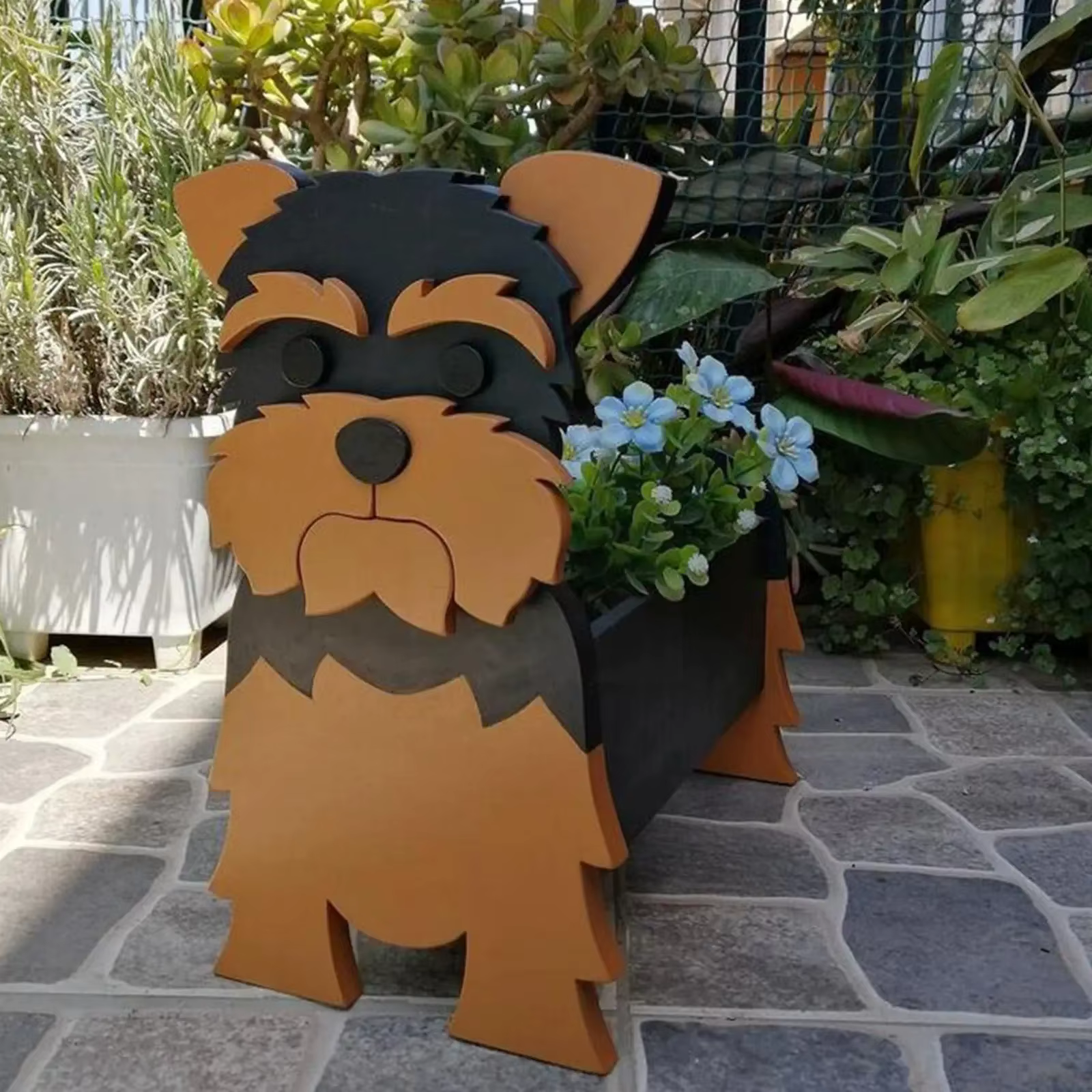 Jardinière de fleurs en PVC