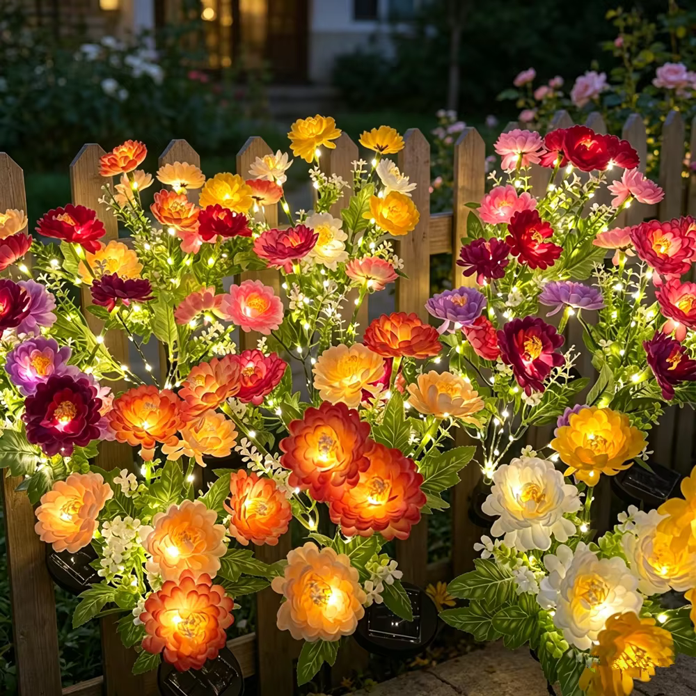 Lampes solaires LED d'extérieur pour jardin