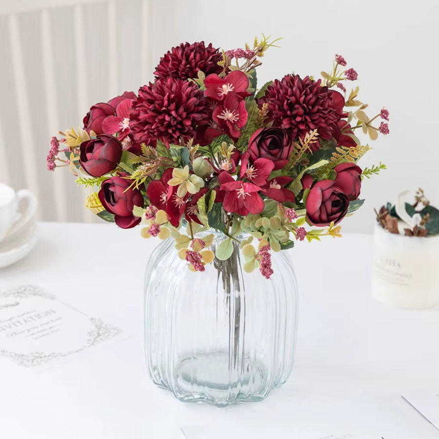Bouquet de fleurs artificielles