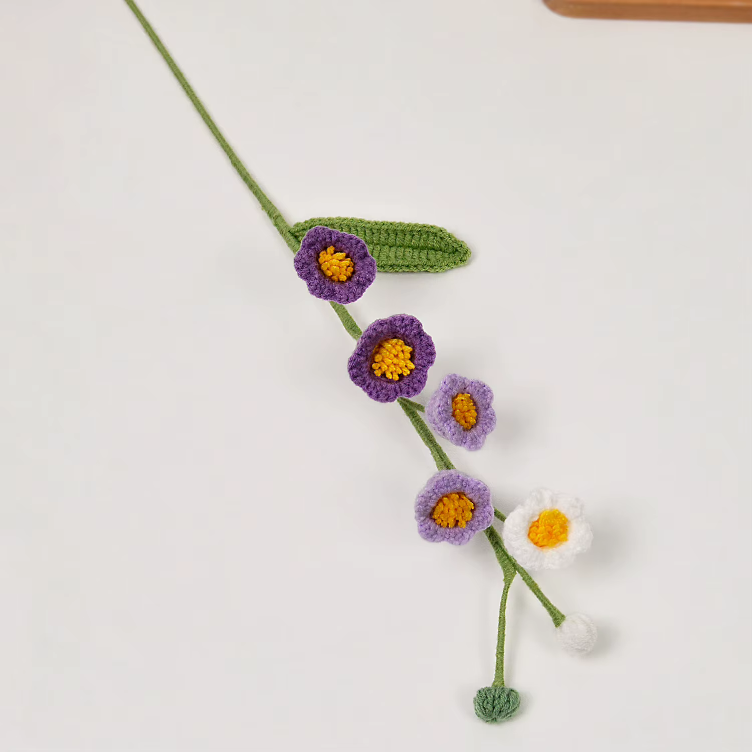 Bouquet de fleurs en tissu au Crochet fait à la main