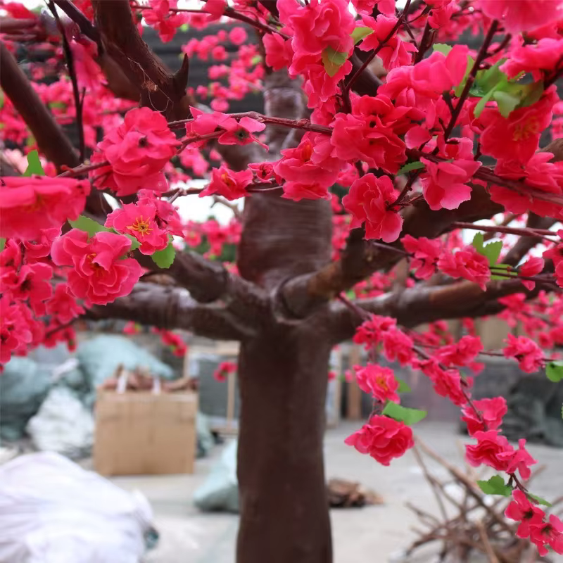 Simulation d'arbre à fleurs de pêcher