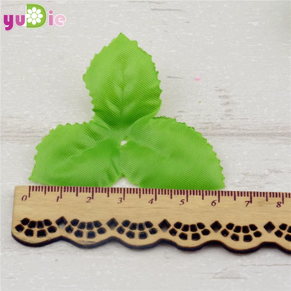 InjGreen-Feuilles Artificielles Faux Cuir oral elu pour Décoration de Mariage