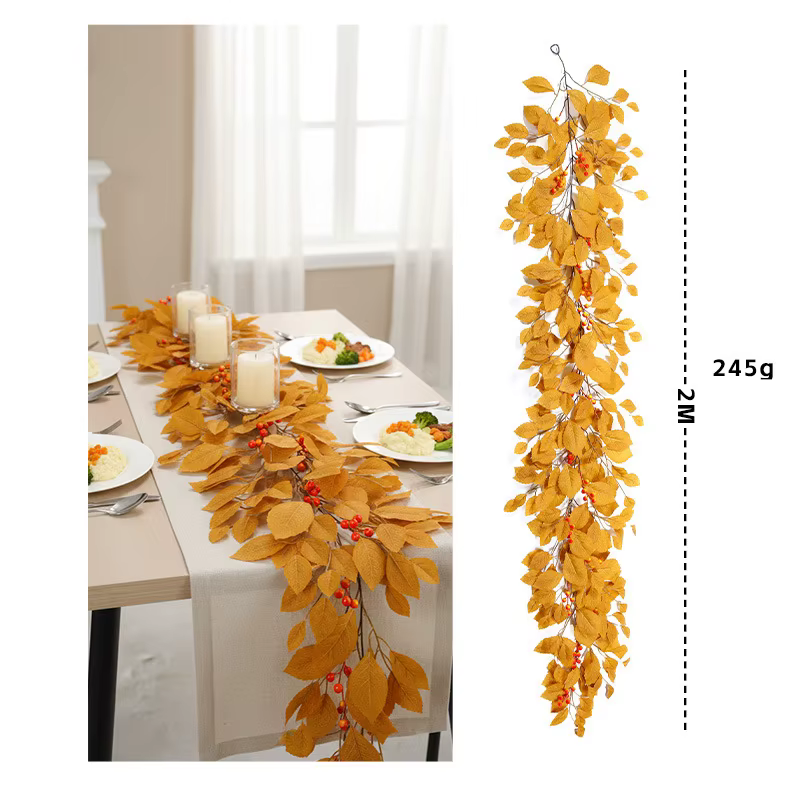 Simulation de feuilles d'eucalyptus