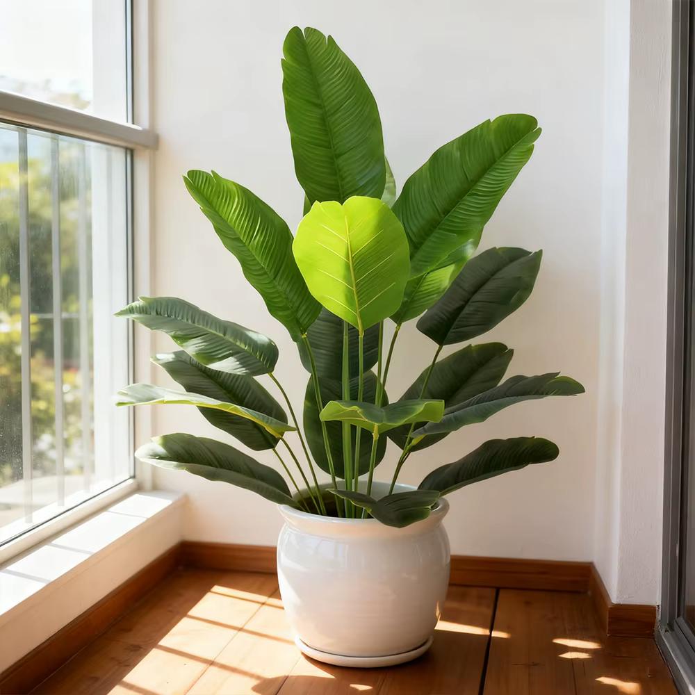 Plantes artificielles d'oiseau du paradis