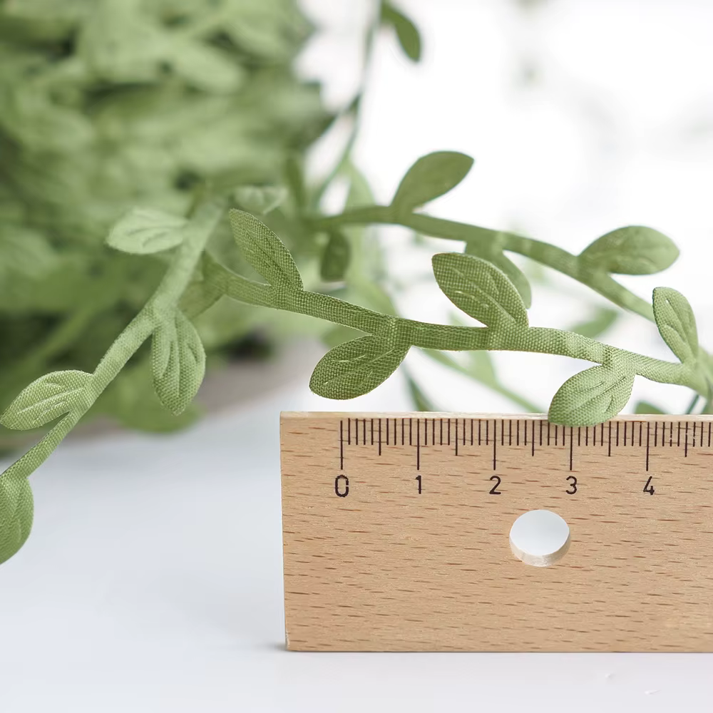 Feuilles de vigne vertes artificielles pour bricolage