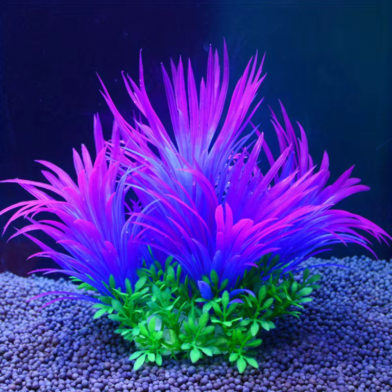 Plantes artificielles de décoration d'aquarium