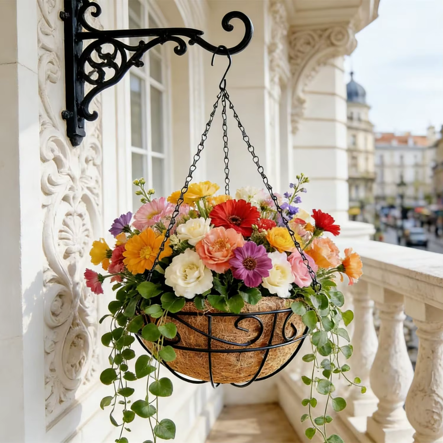 Jardinières suspendues pour plantes d'extérieur