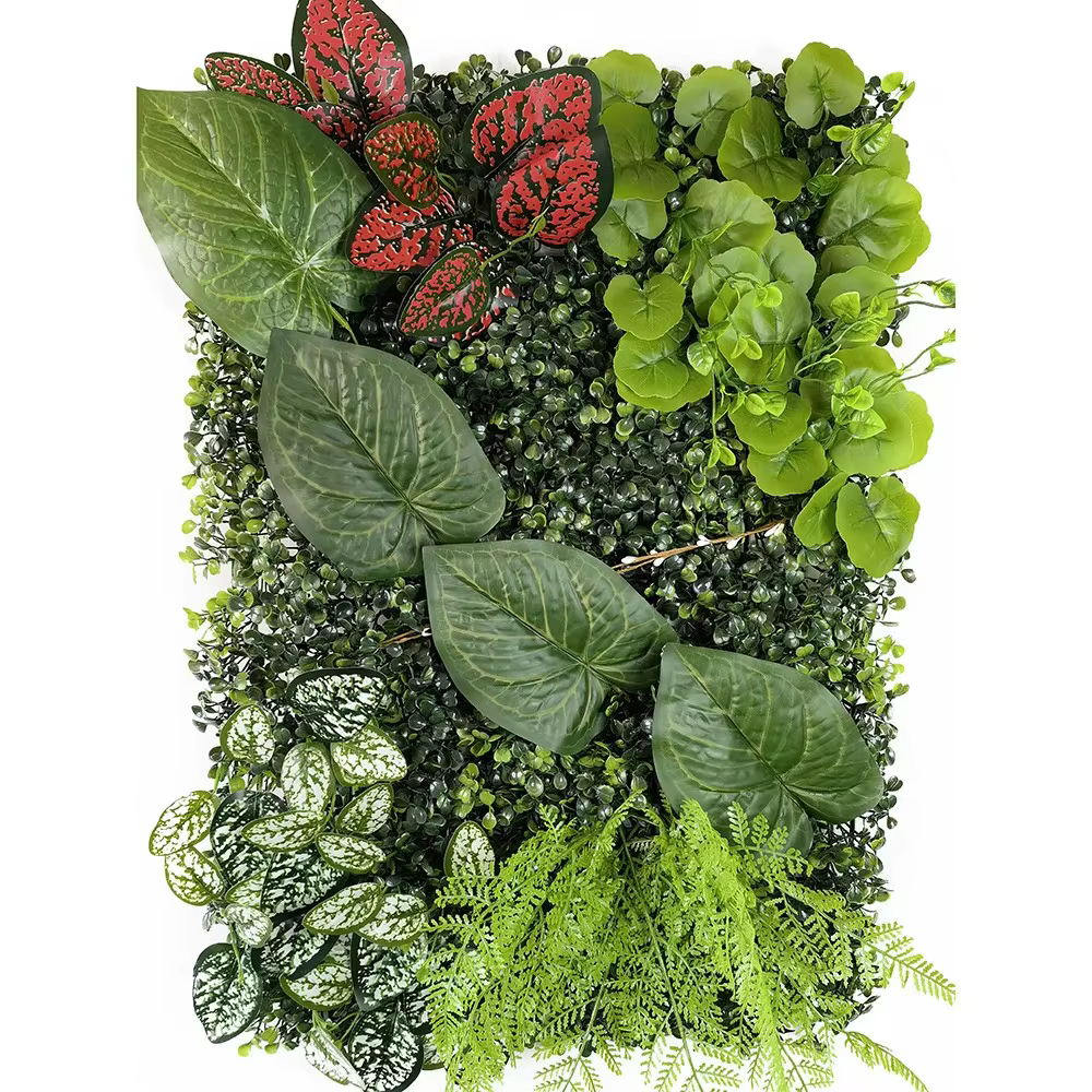 40CM * 60CM plante artificielle feuille feuillage haie herbe tapis verdure panneau décor mur clôture