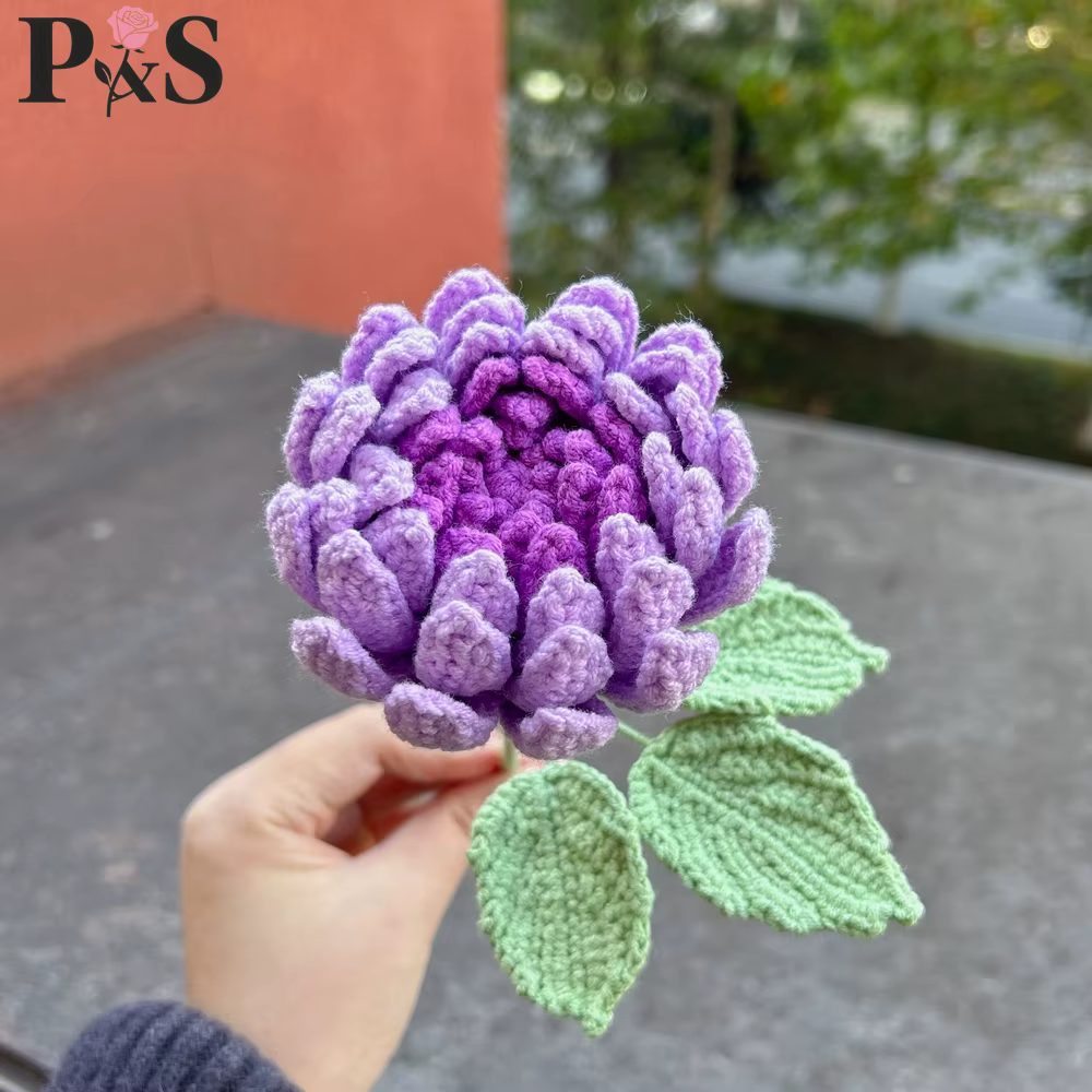 Dahlia – fleurs au Crochet faites à la main