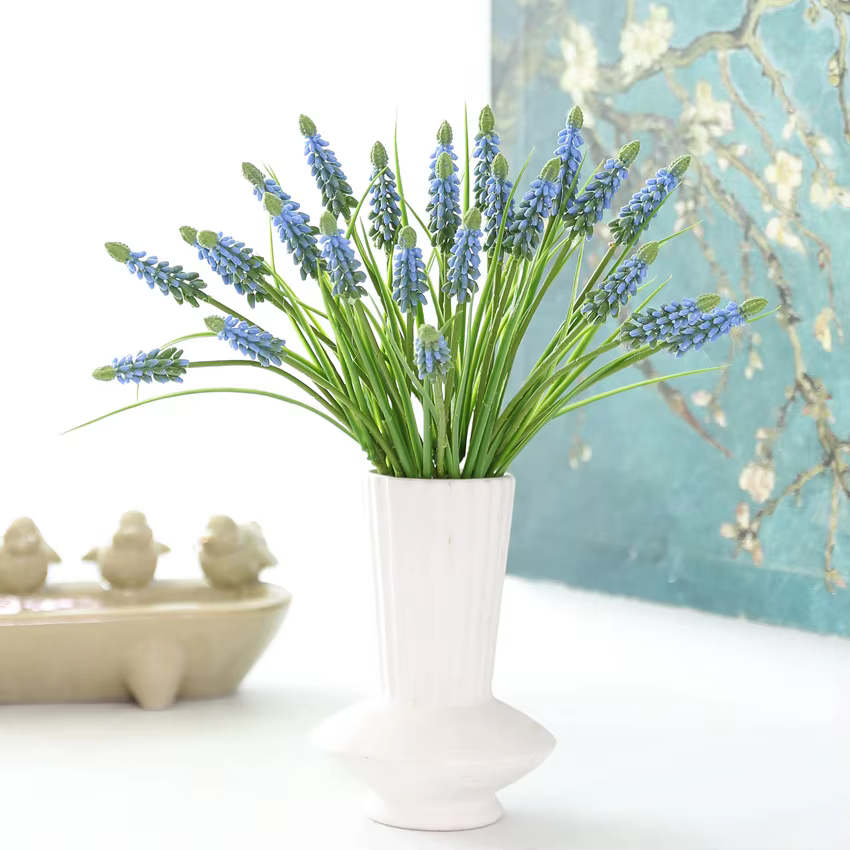 1 PCS Fleurs Artificielles Muscari ​ Jacinthe de raisin