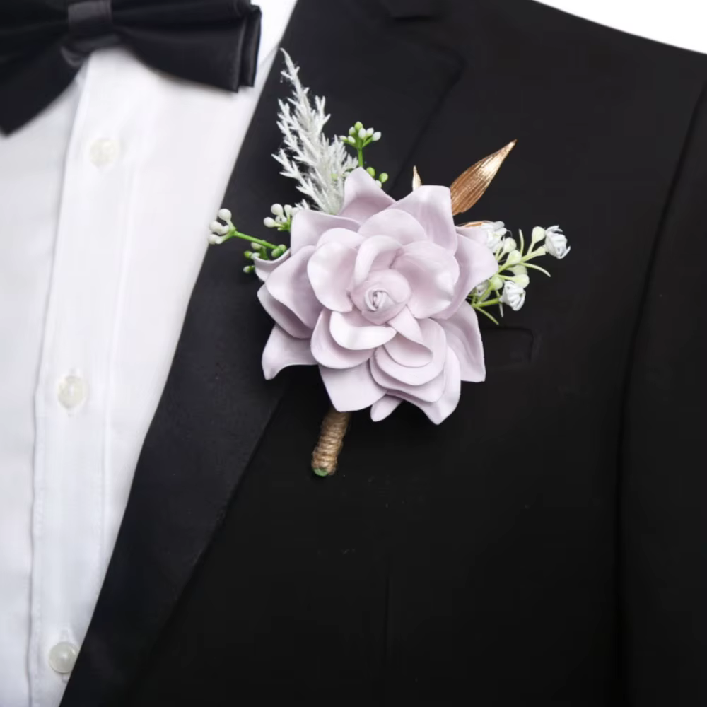 Fleurs artificielles pour marié