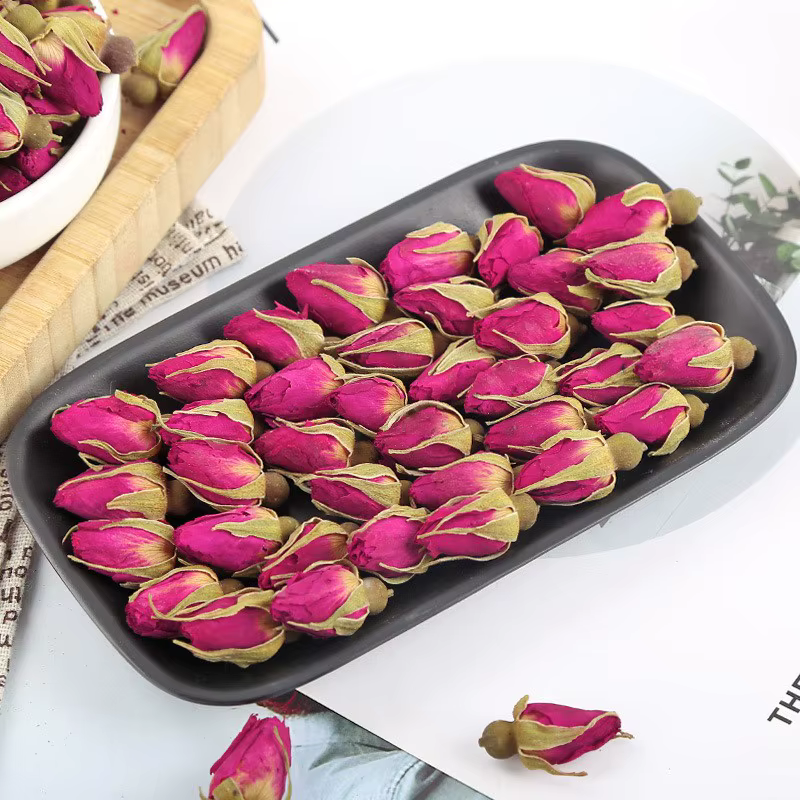 Bourgeons de fleurs de rose naturelle séchée de haute qualité pour pot-pourri