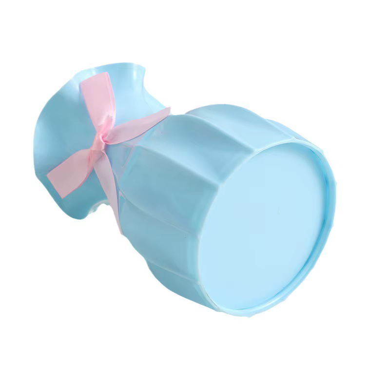 Vase nordique en plastique à fleurs sèches anti-chute