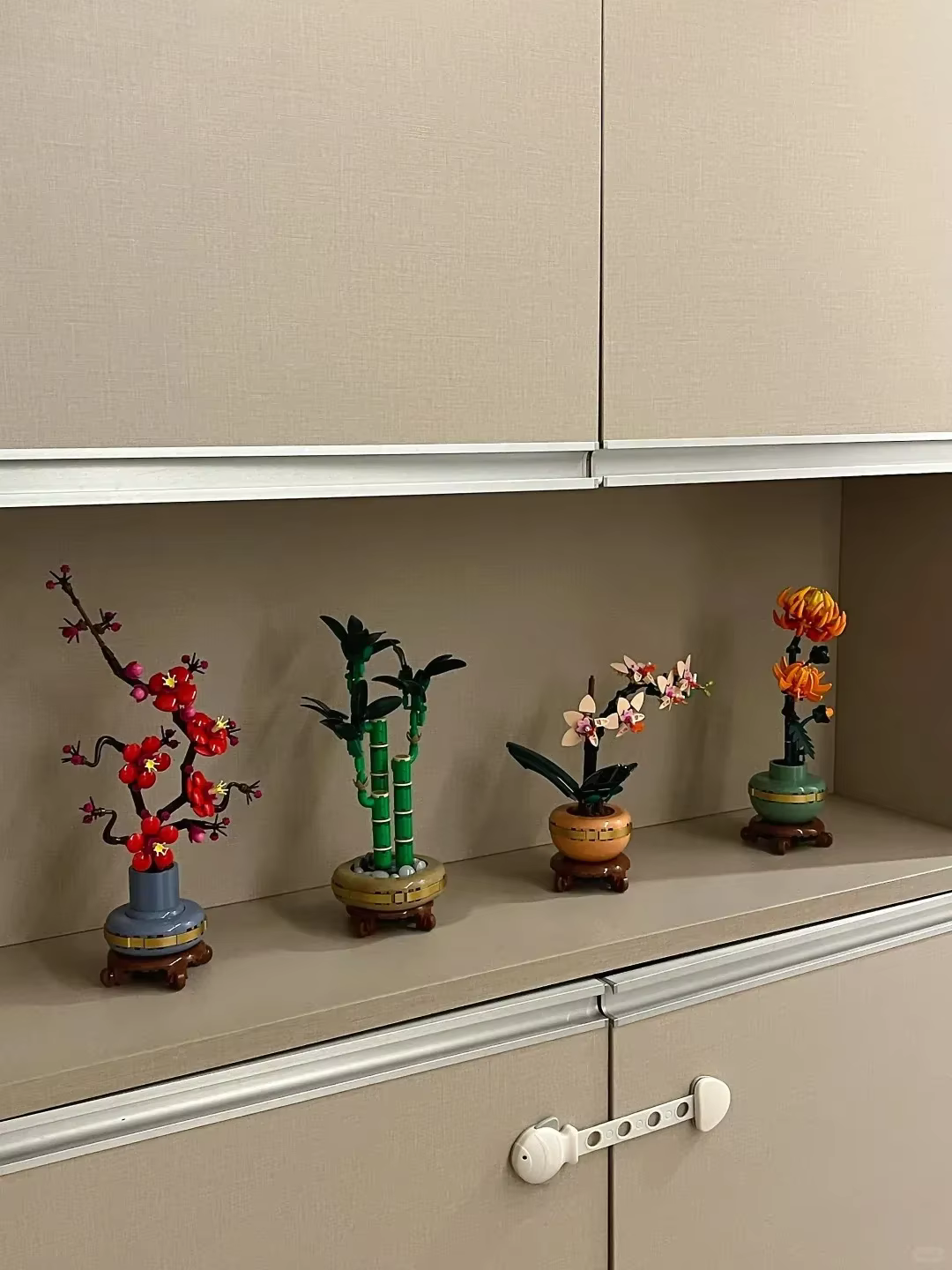 Collection de plantes 2025 : Ensemble de blocs de construction Orchidée élégante
