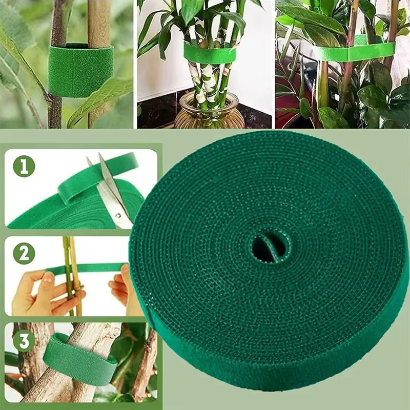 Attaches pour plantes en nylon réutilisables