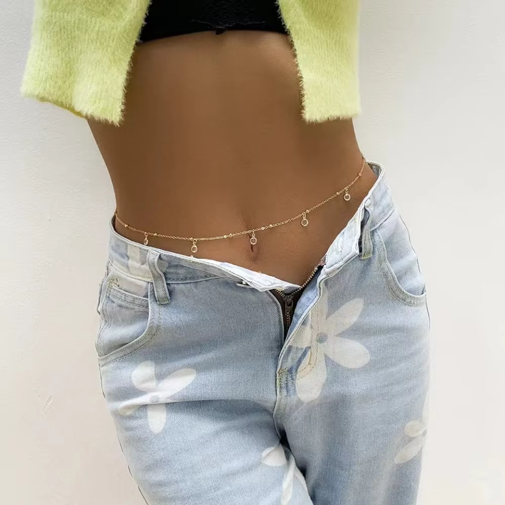 Ceinture de ventre Sexy pour femmes, chaîne de taille, bikini de plage d'été, accessoires de Festival, bijoux de corps, chaîne de corps, accessoires de bijoux à la mode