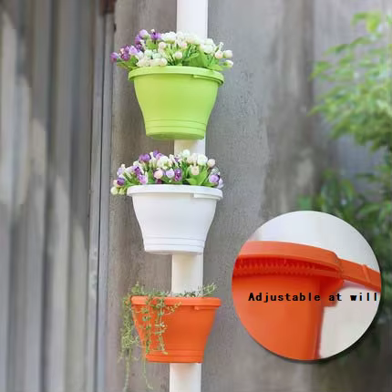 Pot de fleur suspendu, panier créatif