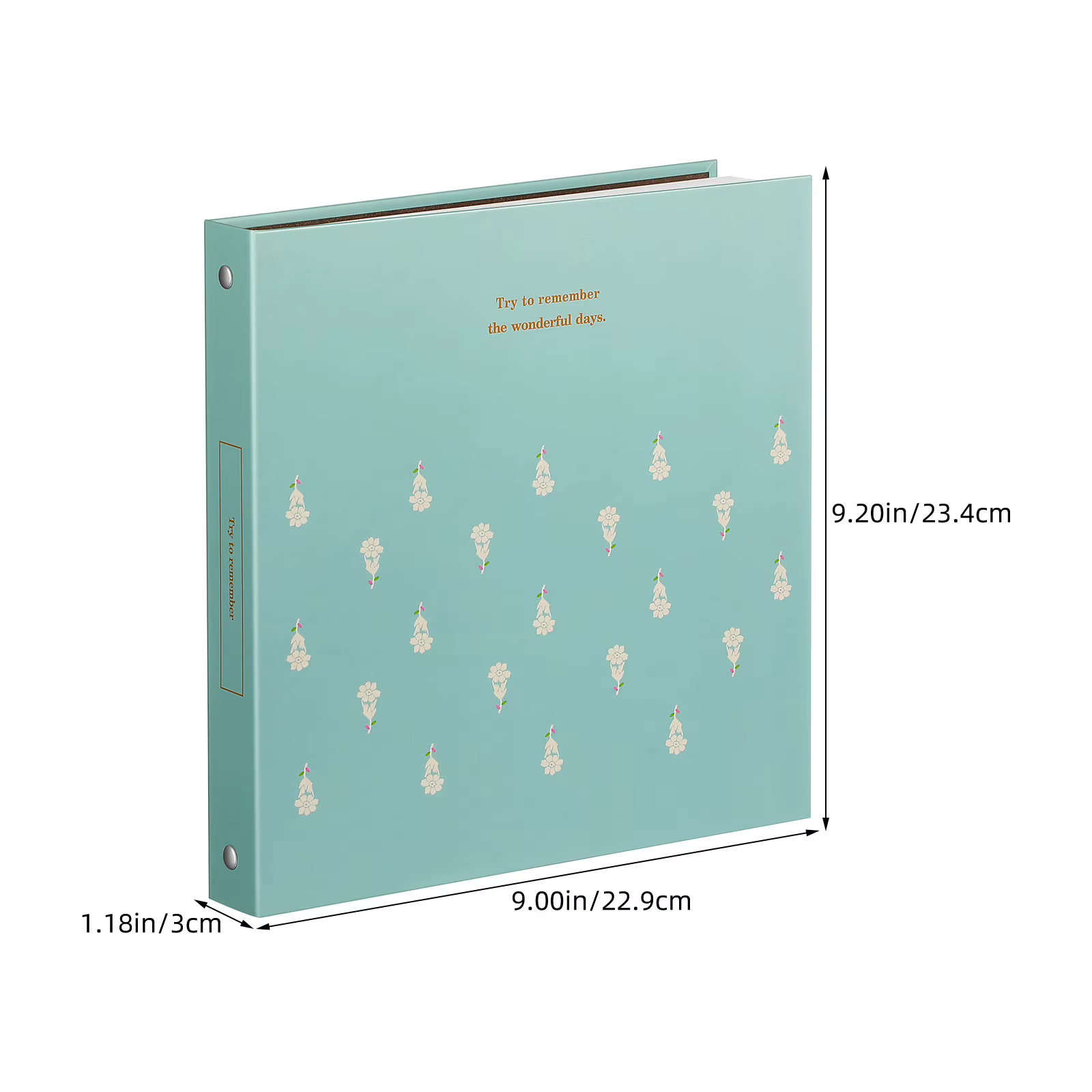 Album de scrapbooking botanique auto-adhésif pour fleurs pressées