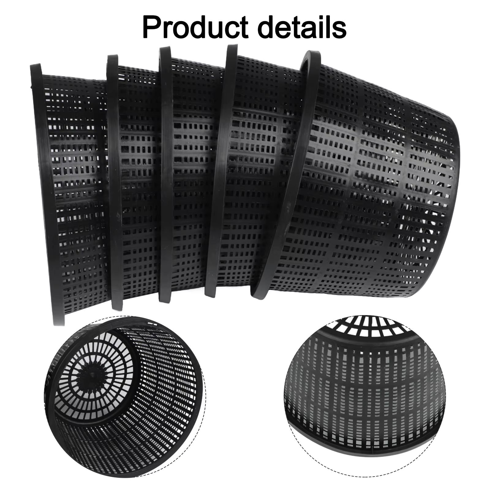 Pots en filet hydroponique pour plantes