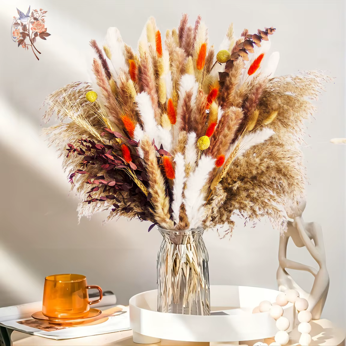 Bouquets de Pampas Moelleux