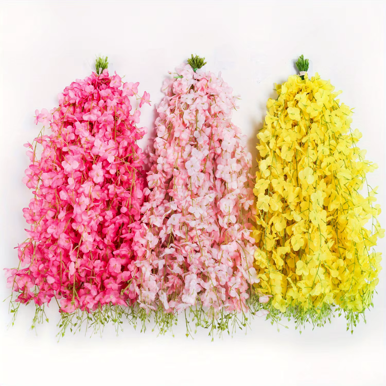 Guirlande de fleurs artificielles en glycine