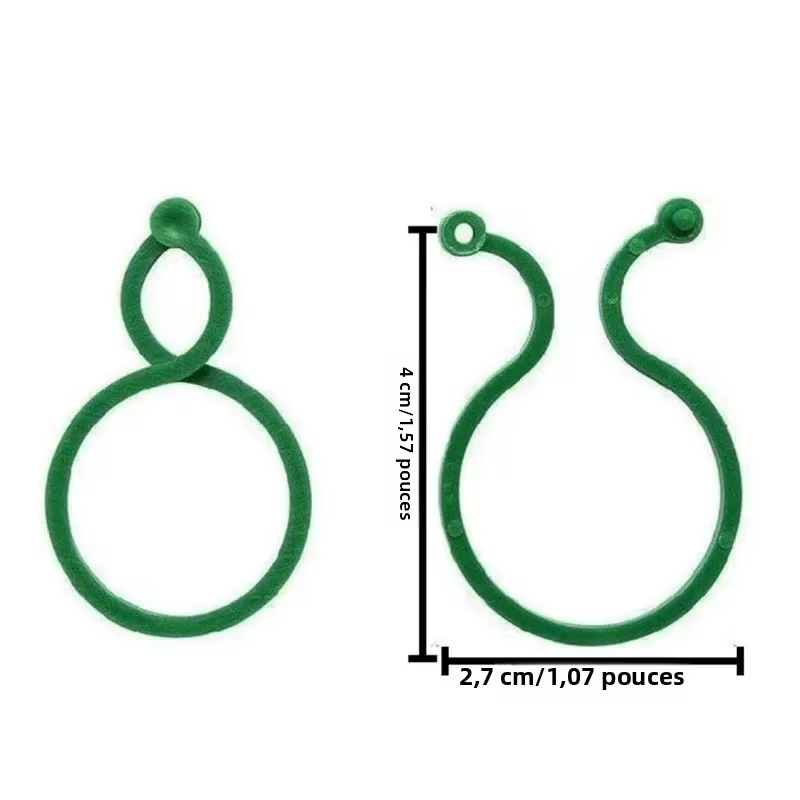 Clips de cerclage de vigne de jardin en plastique