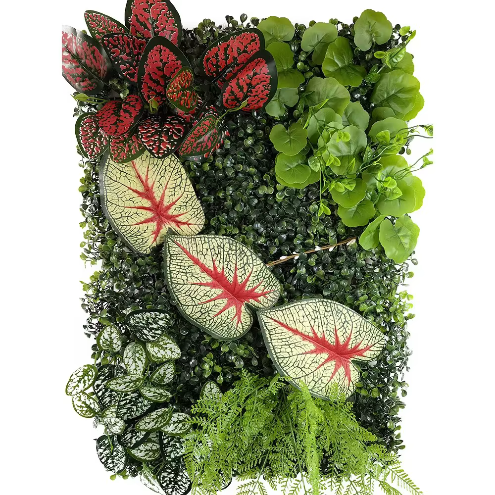 40CM * 60CM plante artificielle feuille feuillage haie herbe tapis verdure panneau décor mur clôture