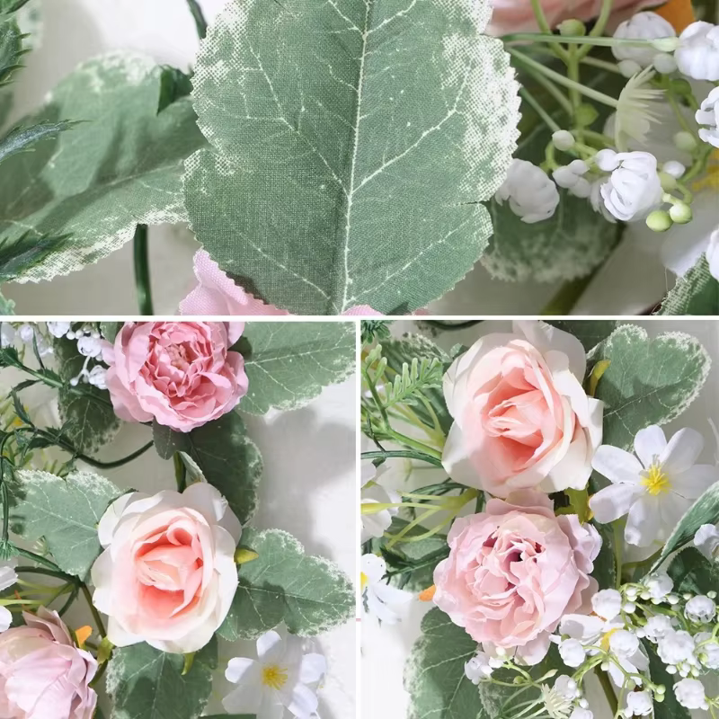 Rose artificielle fleur vigne 175cm pivoine marguerite guirlandes florales pour décor de fête de mariage centre de Table extérieur saint valentin