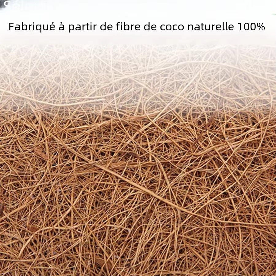 Protecteur d'anneau de paillis d'arbre en fibre de coco naturelle