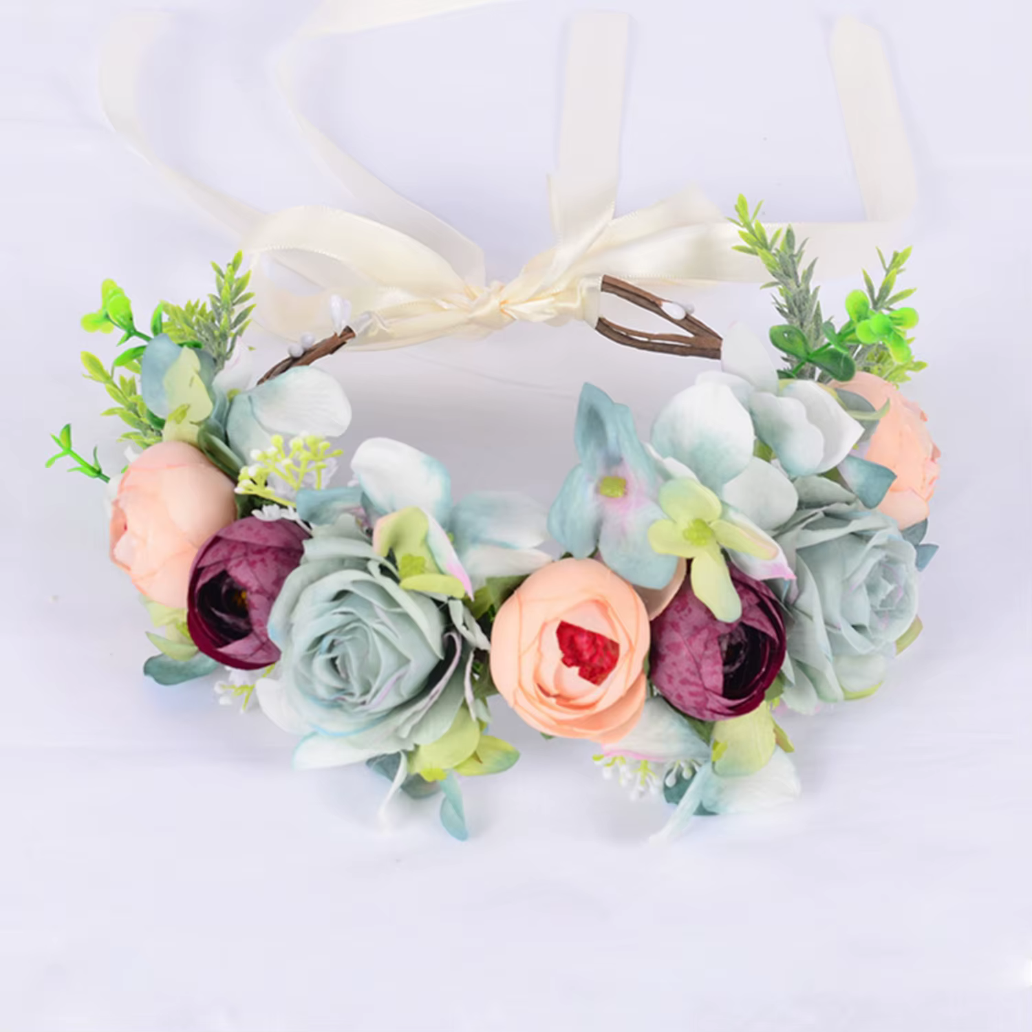 Couronne de fleurs féeriques pour femmes