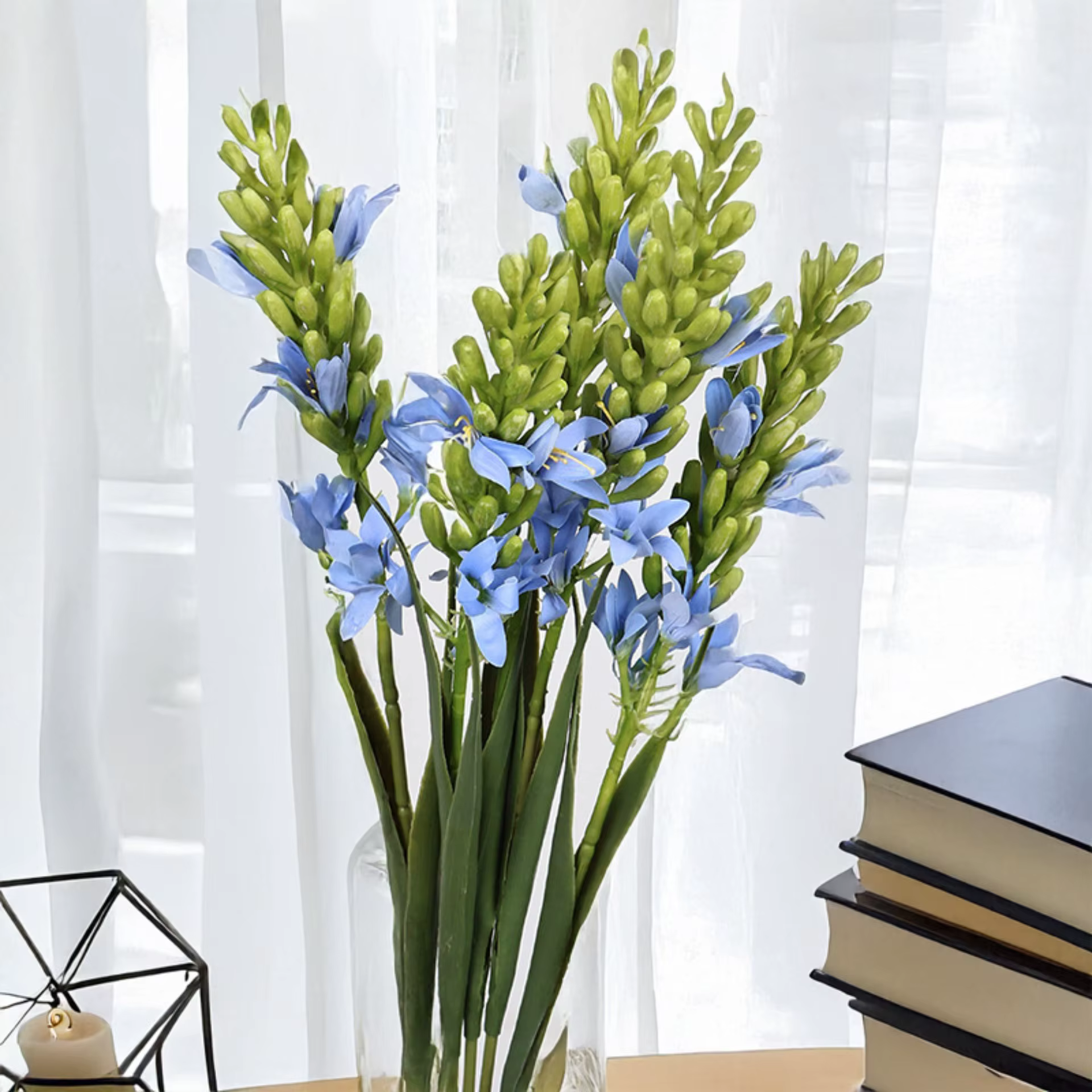 Fleur de jacinthe artificielle de 37 pouces