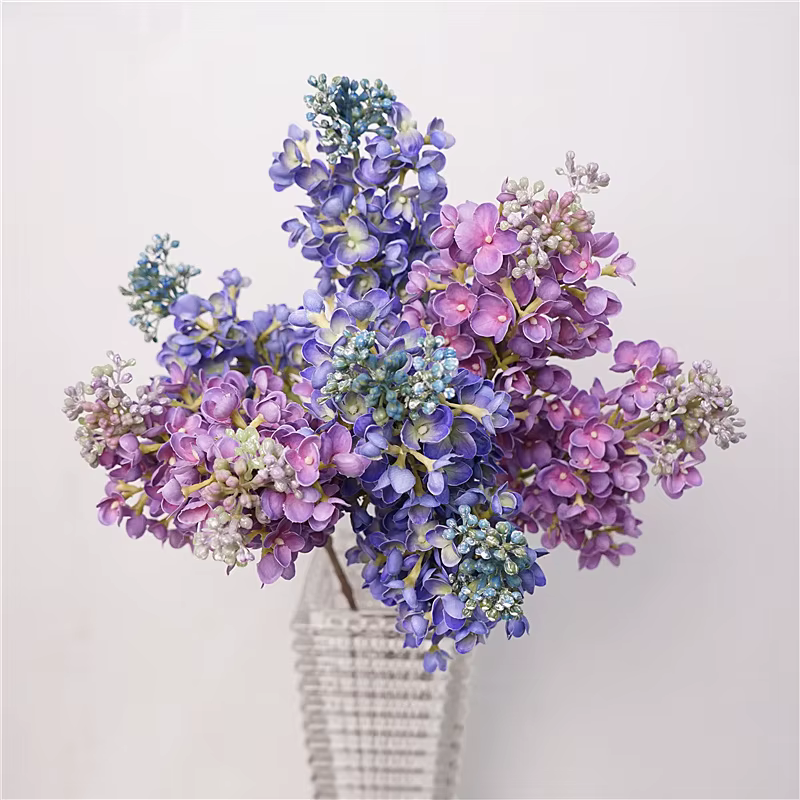 Fausses Fleurs Artificielles en Latex pour Décoration de Table