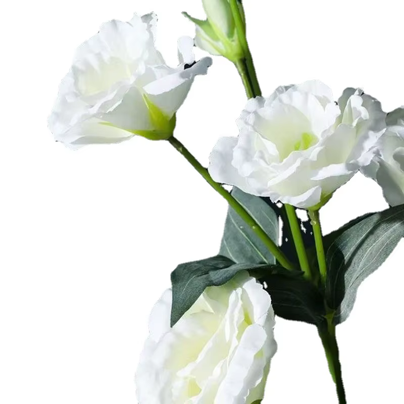 Fleurs artificielles en soie de Lisianthus de 27.5 pouces