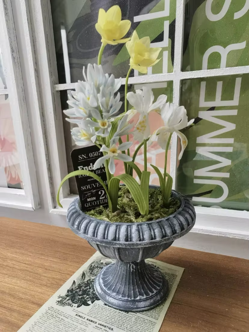 Simulation de fleurs miniatures