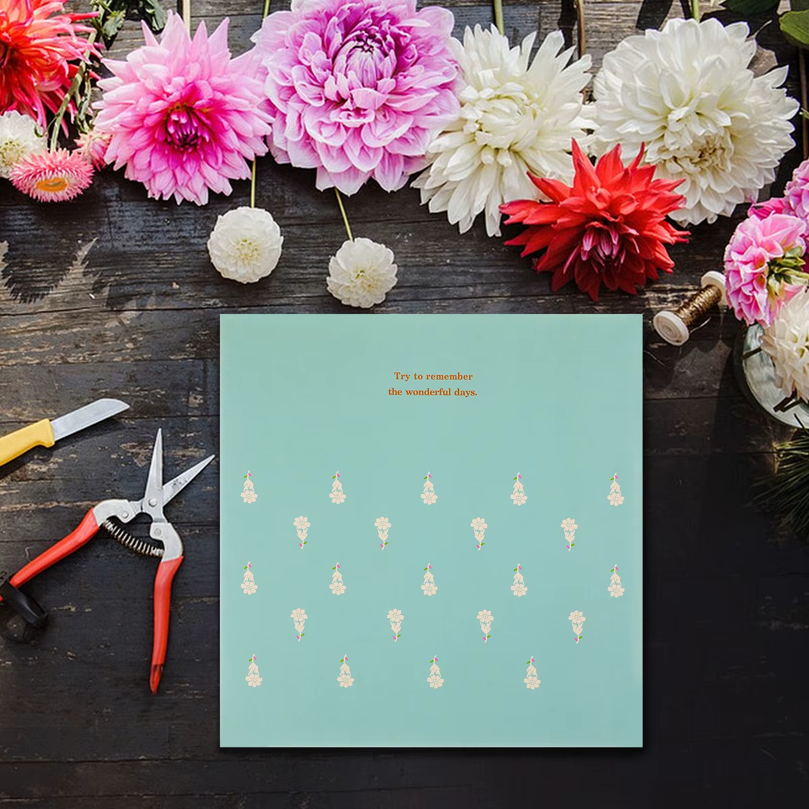 Album de scrapbooking botanique auto-adhésif pour fleurs pressées