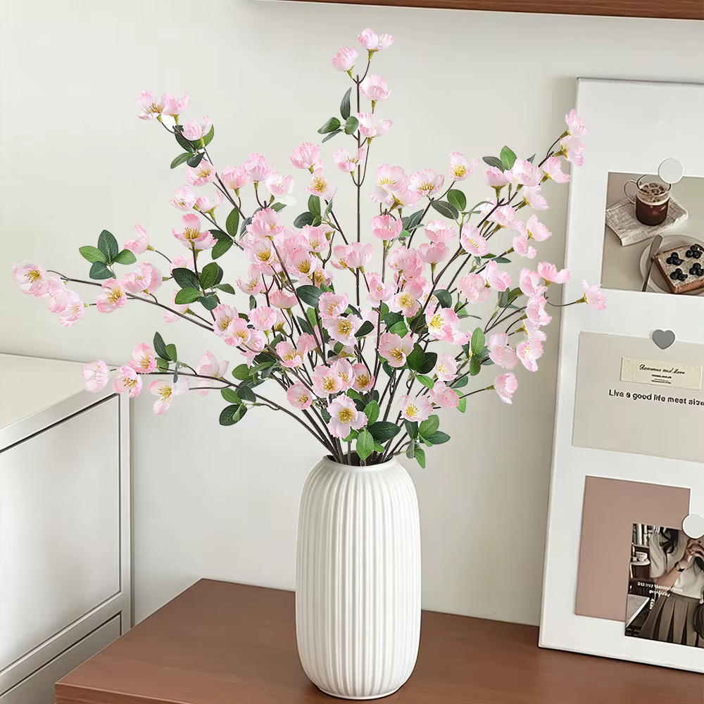 Bouquet de fleurs artificielles en soie