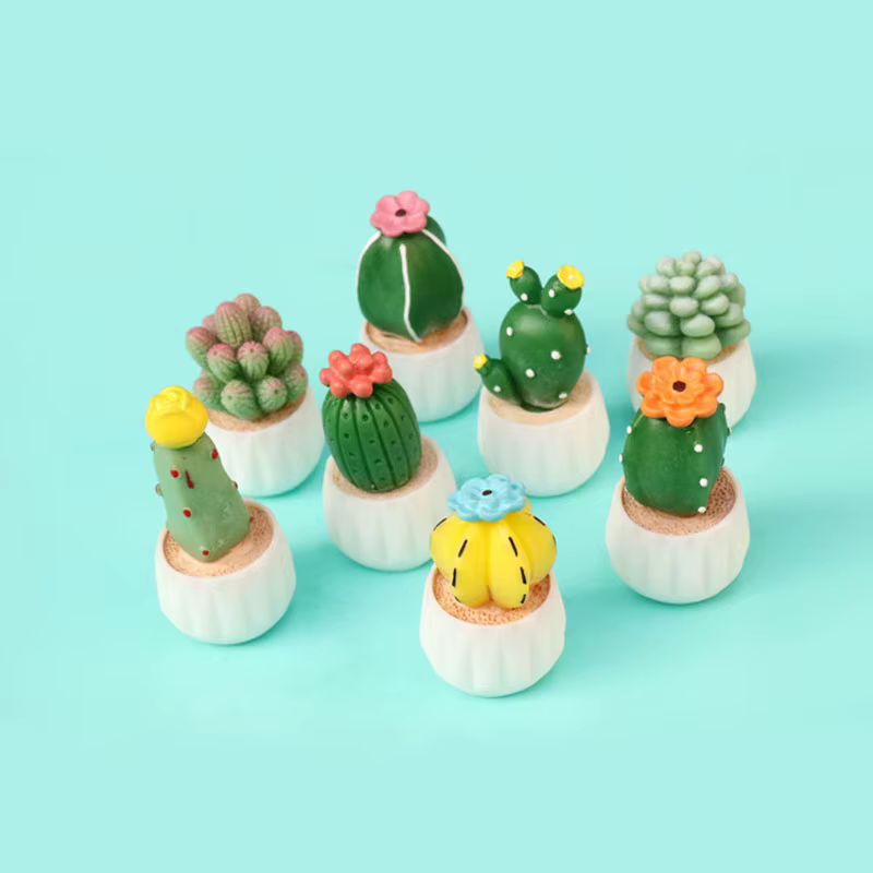 Mini Cactus simulé de plantes