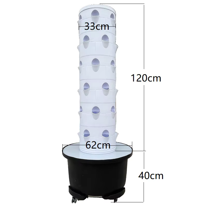 Système hydroponique aéroponique vertical