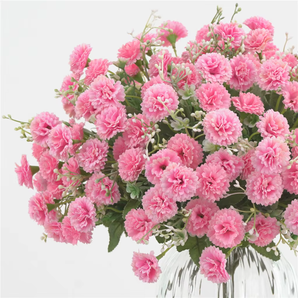 20 têtes de fleurs 1 bouquet de style européen