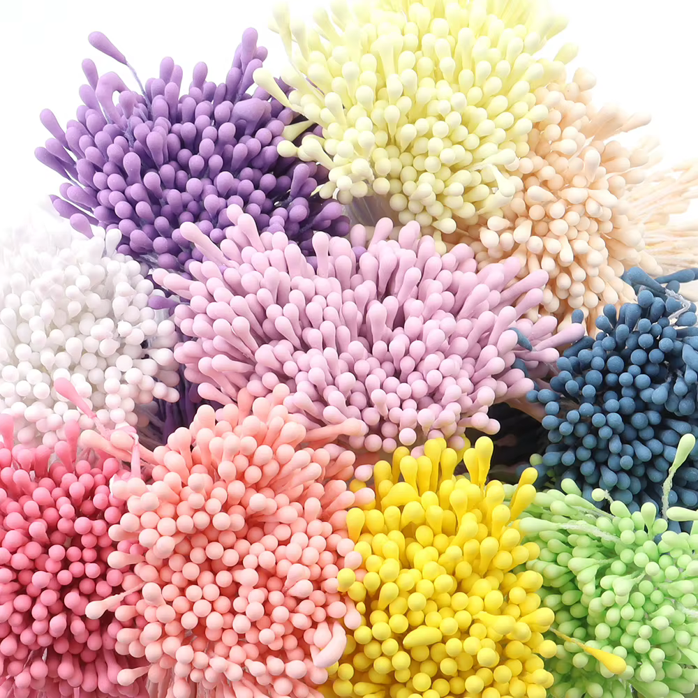 400/800 pièces fleurs étamine 57mm bricolage