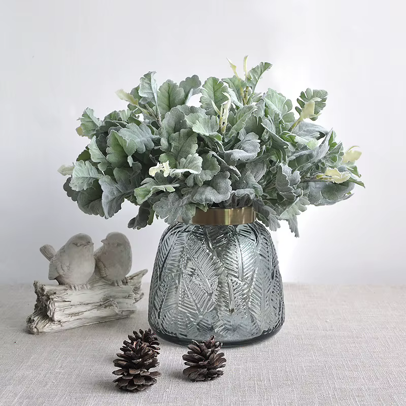 Plante artificielle de Senecio Cineraria