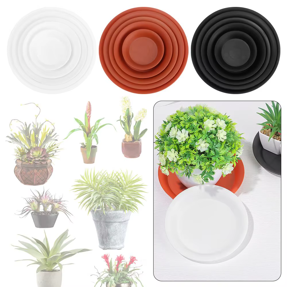 Pot de fleur de jardin rond