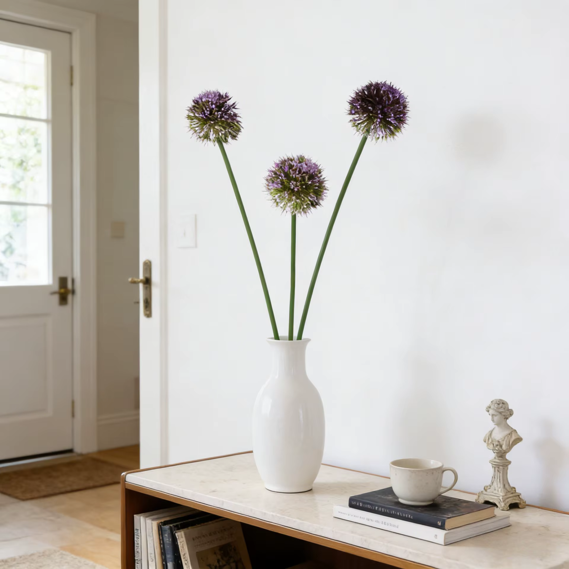 Plante boule d'alium artificielle de 33.5 pouces