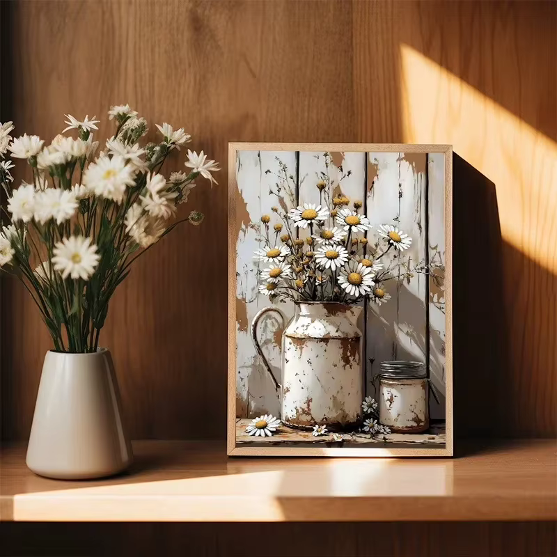Vintage citron olive plantes dans Vase imprime nature morte affiche mur Art toile peinture botanique Antique décor de chambre à coucher